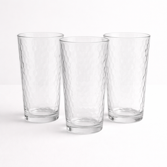 Set of 6 Bubble Glassware Cooler Set, 17 oz