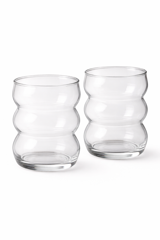 2 Pcs Drinking Glasses  14oz