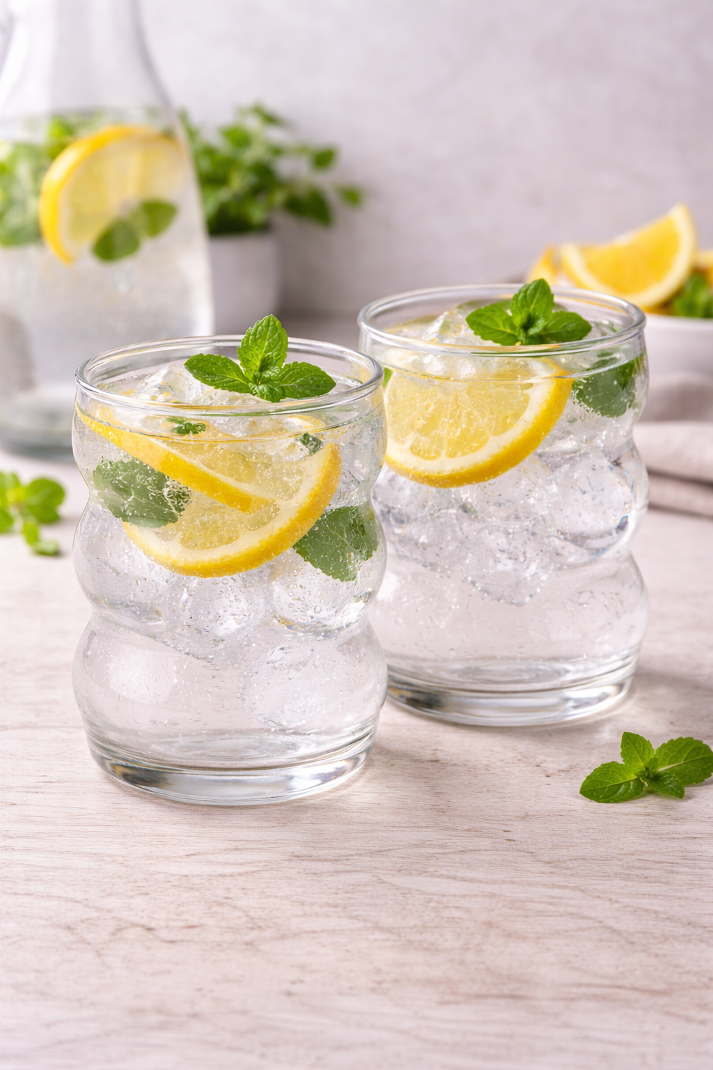 2 Pcs Drinking Glasses  14oz