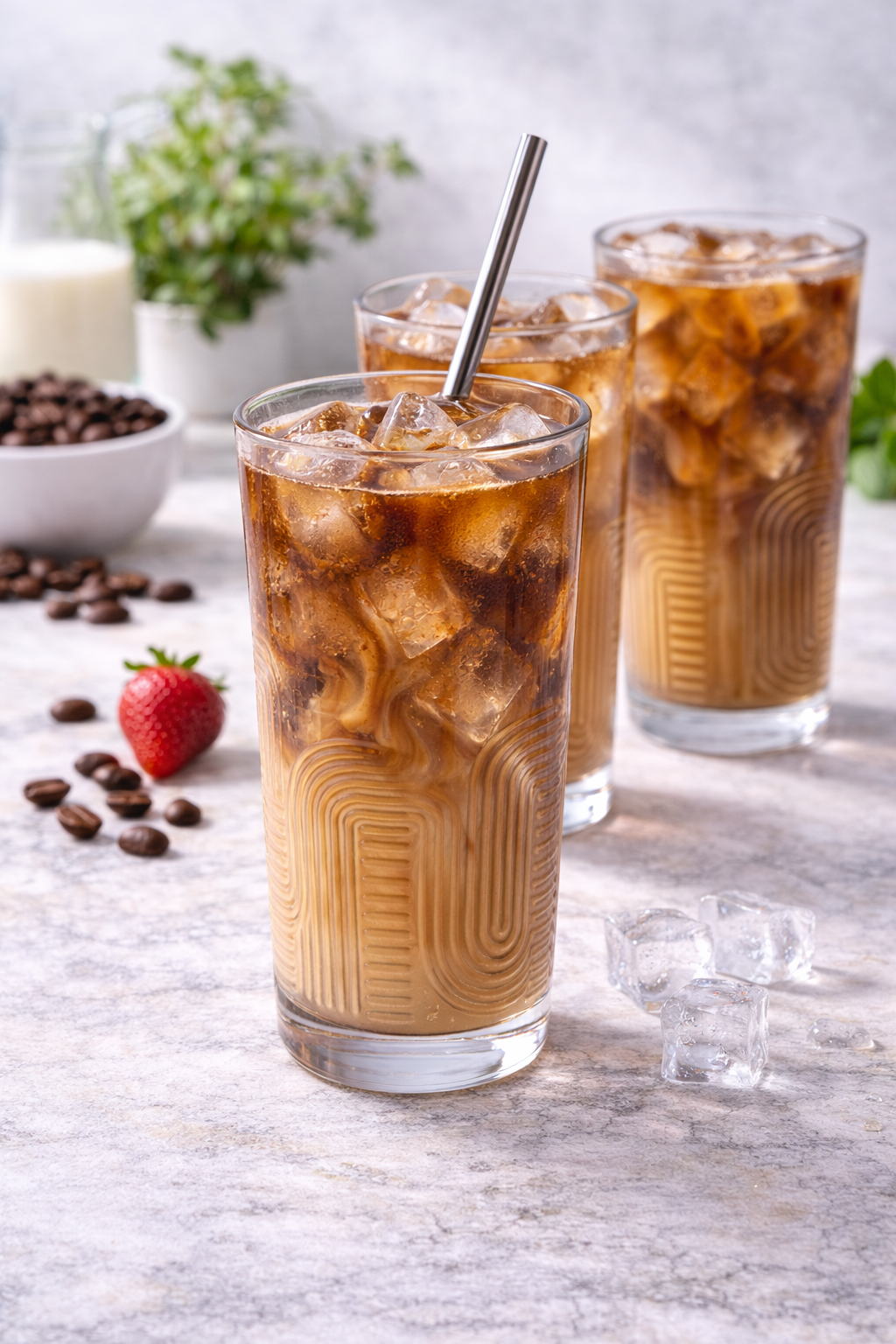 Set of 4 Clear Kitchen Glassware