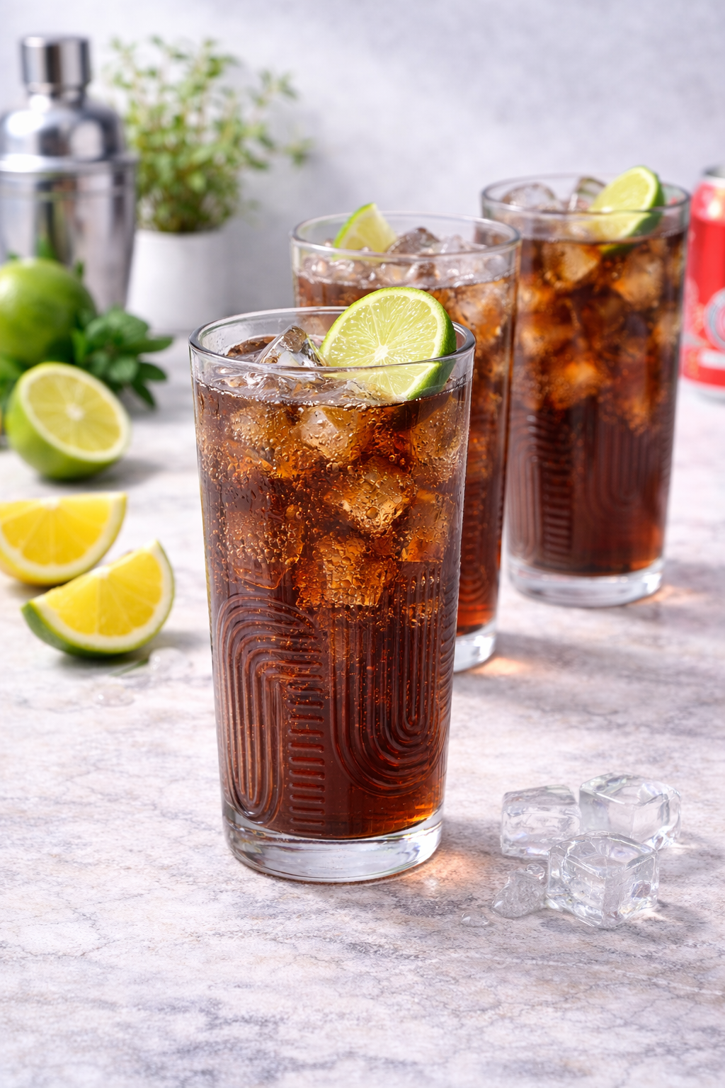 Set of 4 Clear Kitchen Glassware